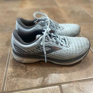Brooks Womens Ghost 13 Running Shoes Sneaker Size 8 Blue